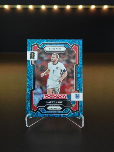 Harry Kane 2026 Panini Monopoly Prizm FIFA World Cup Soccer Blue Wave