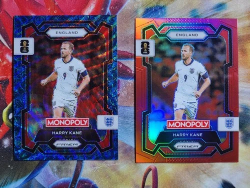Harry Kane 2026 Panini Prizm Red Blue Wave Prizm #22