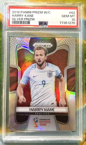 Harry Kane 2018 Panini Prizm Silver Holo