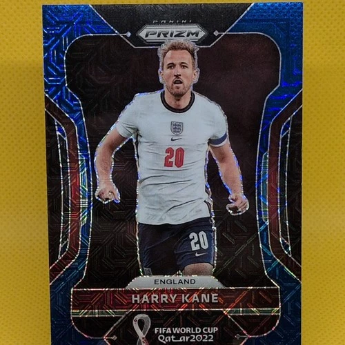 Harry Kane 2022 Panini Prizm World Cup Blue Mojo Prizm /75