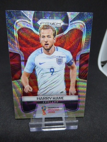 Harry Kane 2018 Panini Prizm World Cup Blue/Gold Wave #62