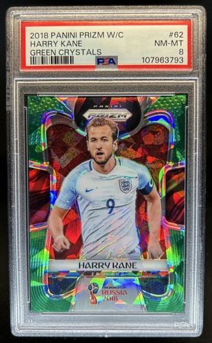 Harry Kane 2018 Panini Prizm World Cup Green Crystals /25