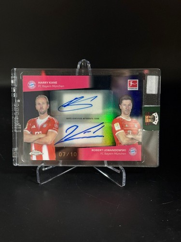 Harry Kane / Robert Lewandowski 2025 Topps Chrome /10