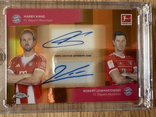 Harry Kane / Robert Lewandowski 2025 Topps Chrome /25