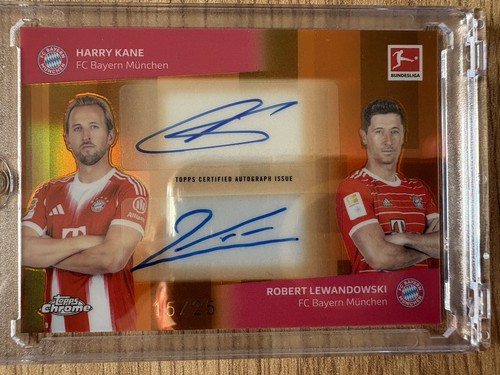 Harry Kane / Robert Lewandowski 2025 Topps Chrome /25