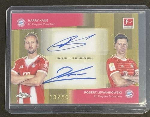Harry Kane / Robert Lewandowski 2026 Topps Chrome /50