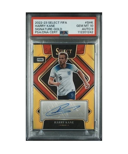 Harry Kane 2022 Panini Select FIFA Gold /10