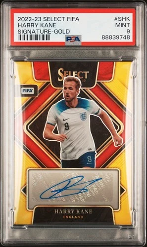 Harry Kane 2022 Panini Select Gold /10