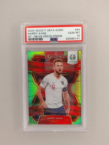 Harry Kane 2020 Panini Select Neon Green Prizm /149