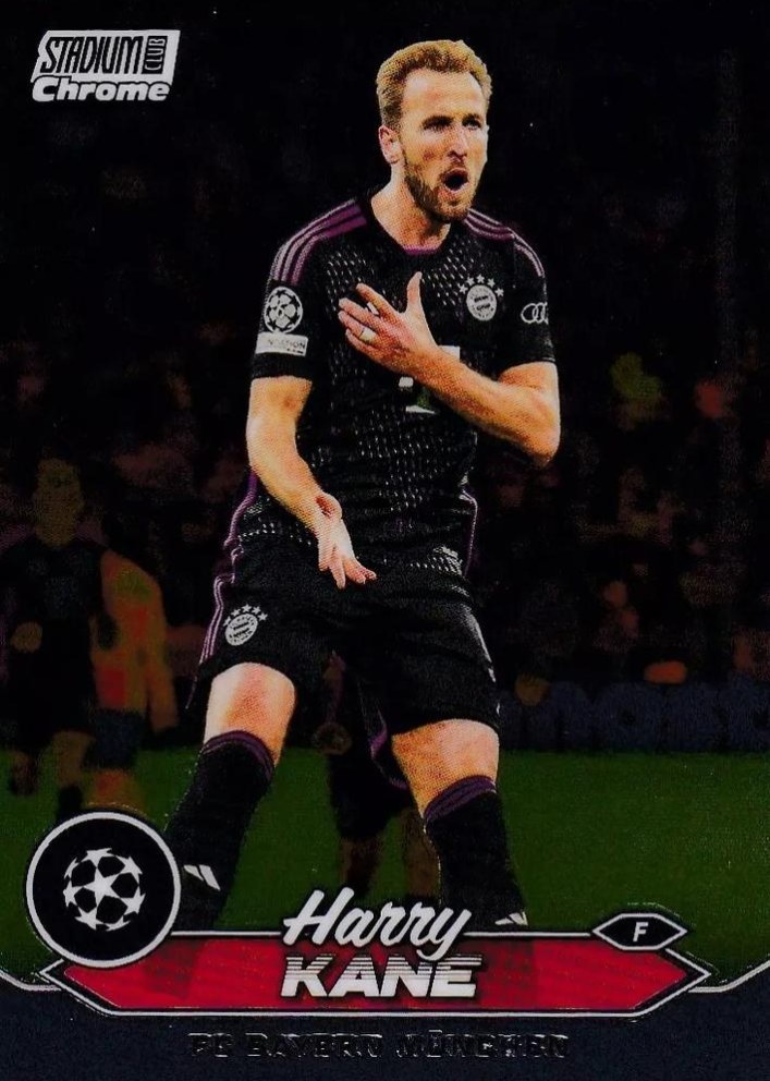 Harry Kane 2023 Topps Stadium Club Chrome UEFA Champions League