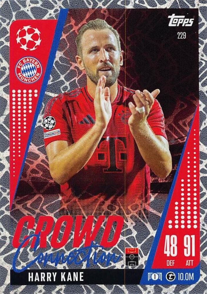 Harry Kane 2024 Topps Match Attax UEFA Club Competitions Extra