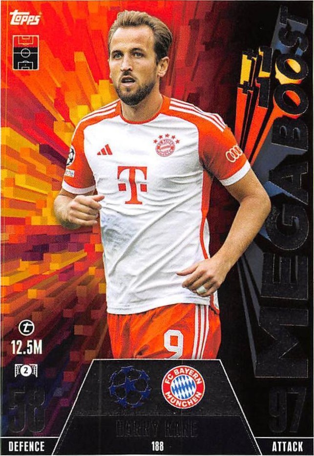Harry Kane 2023 Topps Match Attax UEFA Club Competitions Extra