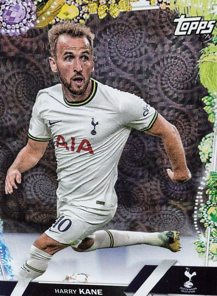 Harry Kane 2022 Topps UEFA Club Competitions Carnaval Edition