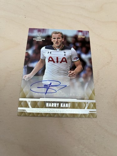 Harry Kane 2017 Topps UEFA Champions League Gold /99