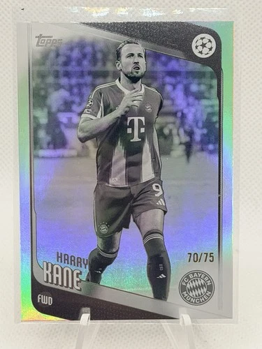 Harry Kane 2025 Topps UEFA Club Competitions Black & White /75