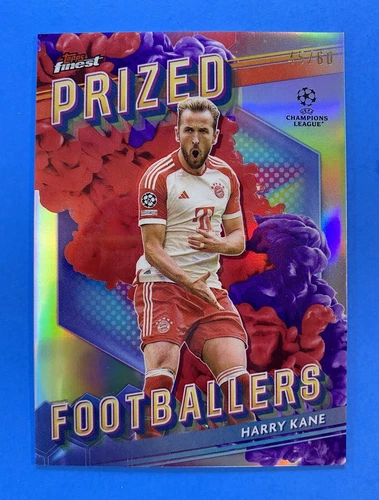 Harry Kane 2023 Topps UEFA Mejor Púrpura Rojo /60