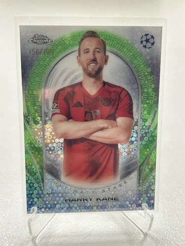 Harry Kane 2024 Topps Ultimate Stage Chrome Green /199