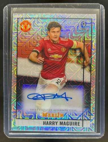 Harry Maguire 2021 Topps Merlin Chrome Refractor /99