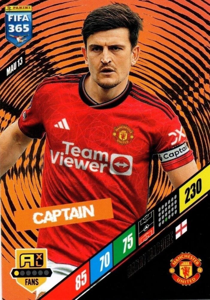 Harry Maguire 2024 Panini Adrenalyn XL FIFA 365