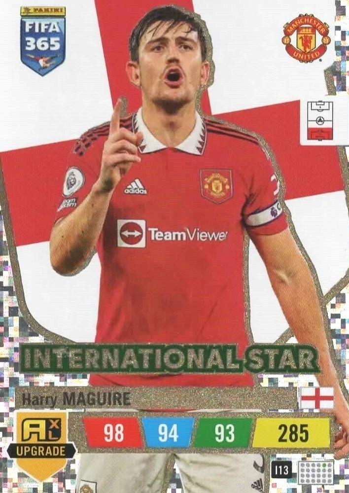 Harry Maguire 2023 Panini Adrenalyn XL FIFA 365 Upgrade