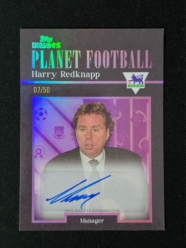 Harry Redknapp 2025 Topps Decades Premier League Purple /50