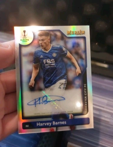Harvey Barnes 2021 Topps Merlin Chrome