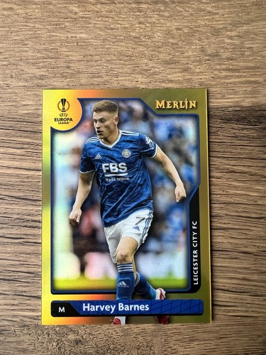 Harvey Barnes 2021 Topps Merlin Chrome Gold /50