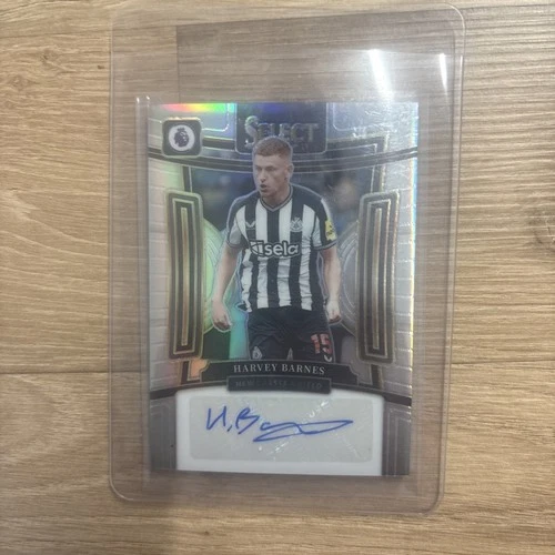 Harvey Barnes 2023 Panini Select Silver Prizm