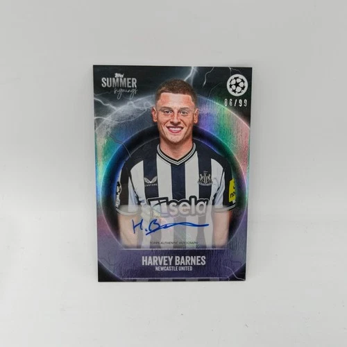 Harvey Barnes 2023 Topps Summer Signings /99