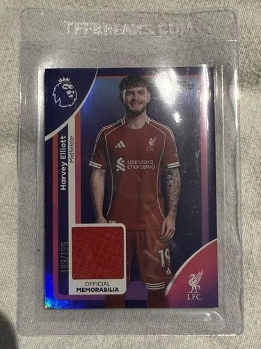 Harvey Elliott 2025 Topps Chrome /199