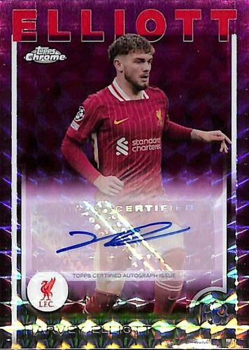 Harvey Elliott 2025 Topps Chrome /75