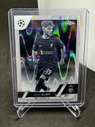 Harvey Elliott 2022 Topps Chrome Black & White