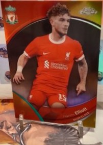 Harvey Elliott Topps Chrome Gold /50