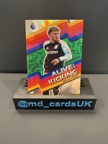 Harvey Elliott 2026 Topps Chrome Premier League Alive And Kicking Parallel /99