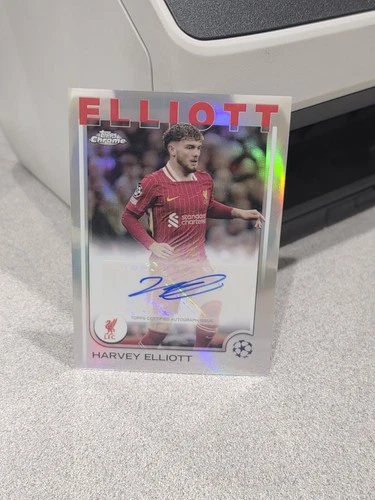 Harvey Elliott 2024 Topps Chrome Refractor