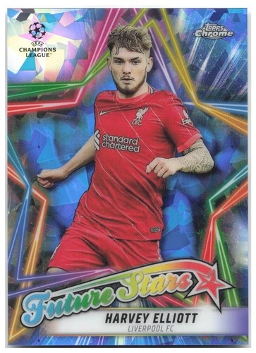 Harvey Elliott 2021 Topps Chrome Sapphire