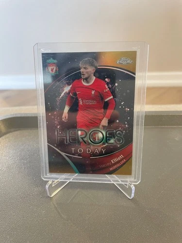Harvey Elliott 2024 Topps Chrome Sapphire Green /50