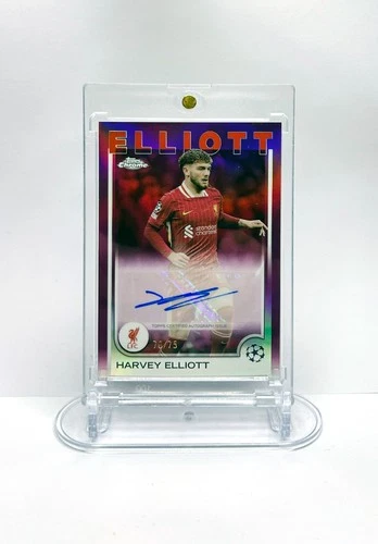 Harvey Elliott 2024 Topps Chrome UEFA Club Competitions /75