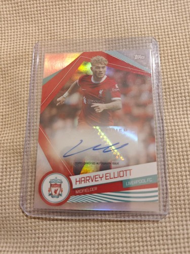 Harvey Elliott 2023 Topps FC Liverpool Fan Set