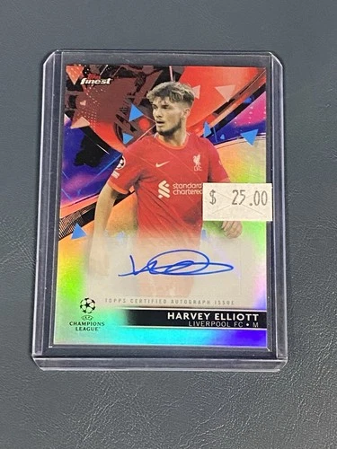 Harvey Elliott 2021 Topps Finest