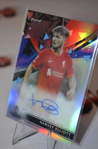 Harvey Elliott 2021 Topps Finest Refractor