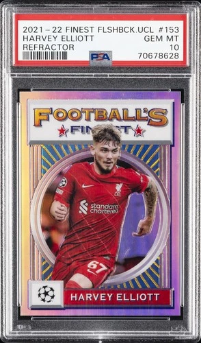 Harvey Elliott 2021 Topps Finest Refractor