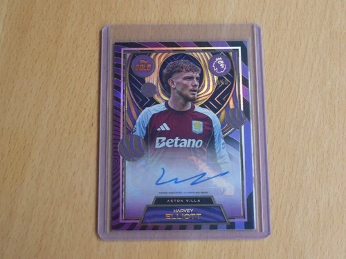 Harvey Elliott 2025 Topps Gold Premier League Gold /50