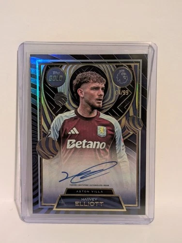 Harvey Elliott 2025 Topps Gold Premier League Gold /99