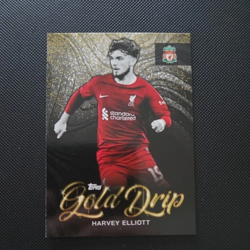 Harvey Elliott 2022 Topps Liverpool Team Set Gold