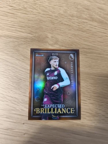 Harvey Elliott 2025 Topps Mejor Premier League Brillo /25