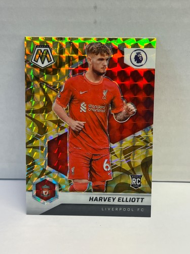 Harvey Elliott 2021 Panini Mosaic Gold Explosion