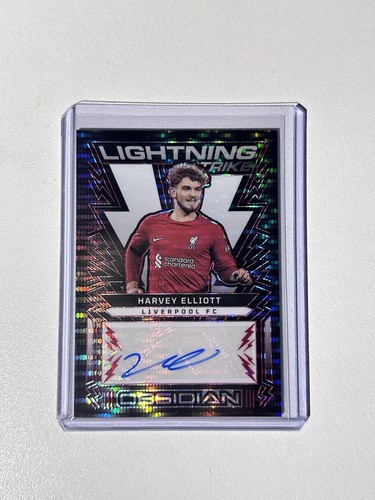 Harvey Elliott 2022 Panini Obsidian Lightning Strike /44