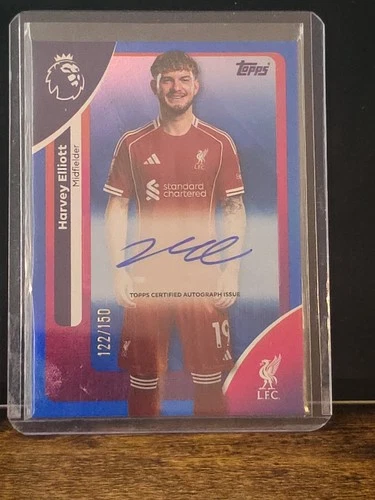Harvey Elliott 2025 Topps Premier League /150