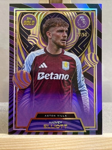 Harvey Elliott 2025 Topps Premier League 27/50